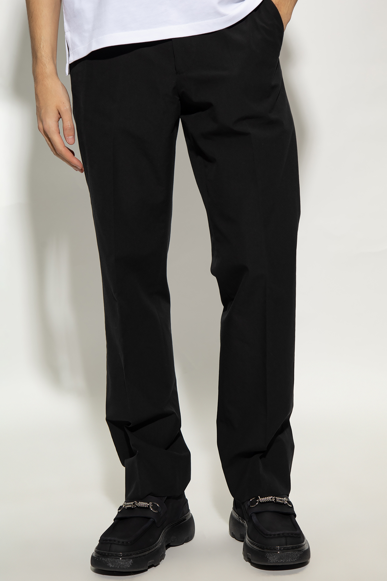 GenesinlifeShops Guyana - Black Cotton Nylon trousers